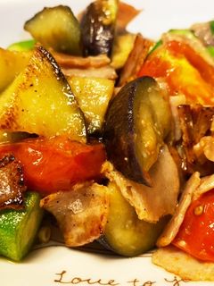 シンプルでも美味しい♪夏野菜のソテー-レシピのメイン写真