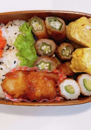 明太子弁当-レシピのメイン写真