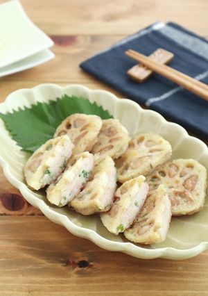お弁当やおつまみに♪蓮根のねぎ塩つくね-レシピのメイン写真