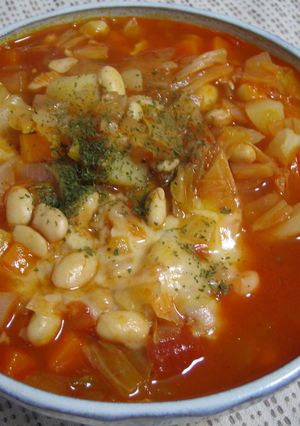 余った野菜で♪ミネストローネ-レシピのメイン写真