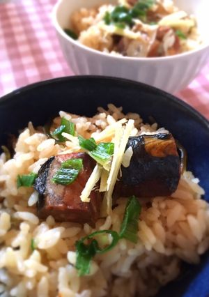 サバ缶で炊き込みご飯-レシピのメイン写真