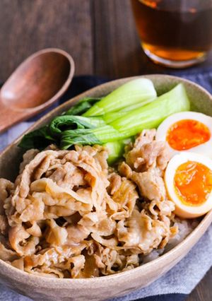 薄切りバラ肉で作る♪激うまっルーローハン-レシピのメイン写真