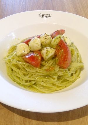 冷製生サラダスパゲティバジルソース-レシピのメイン写真