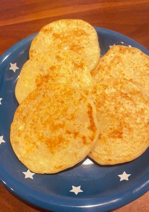 赤ちゃんパンケーキ（バナナと豆腐）離乳食-レシピのメイン写真