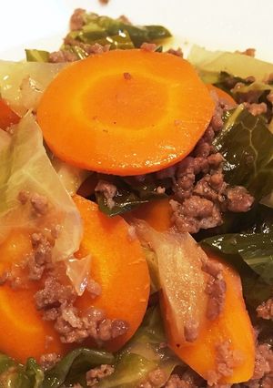 キャベツとひき肉のオイスターソース炒め-レシピのメイン写真