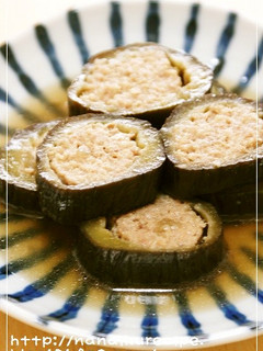 和のおかず♡茄子の挽き肉詰め-レシピのメイン写真