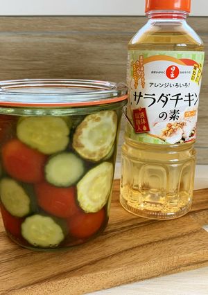 食卓の彩りにも！夏野菜のピクルス-レシピのメイン写真
