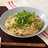 豆苗とツナのバタポンうどん