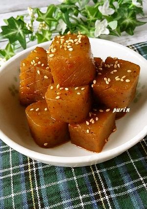 こんにゃくのコチュジャン炒め煮-レシピのメイン写真