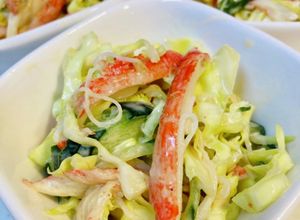 焼き肉タレがポイント♫カニカマ野菜和え-レシピのメイン写真