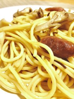 塩昆布バター☆和風きのこパスタ-レシピのメイン写真