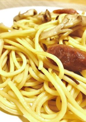 塩昆布バター☆和風きのこパスタ-レシピのメイン写真