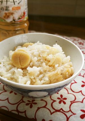 味付け簡単！ホタテの炊き込みご飯-レシピのメイン写真