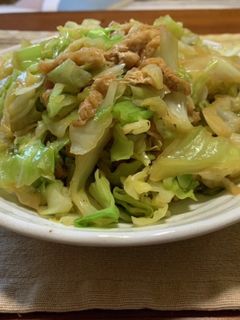 キャベツの油炒め-レシピのメイン写真