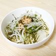 ツナ缶と塩こんぶのそうめん