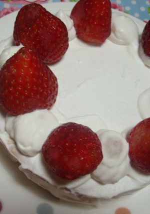 ＊米粉ＤＥいちごのショートケーキ＊-レシピのメイン写真