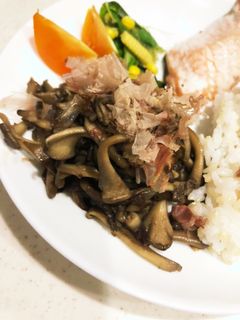 舞茸の醤油ガーリックソテー-レシピのメイン写真