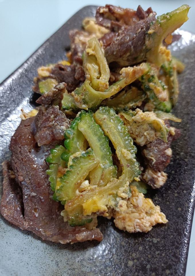 牛肉とゴーヤの卵炒め-レシピのメイン写真