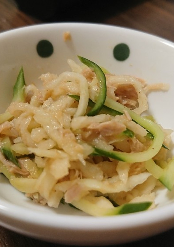 切り干し大根で作る棒棒鶏風サラダ-レシピのメイン写真