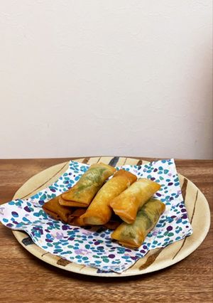 ゆかりのイブクロ　　梅肉ささみ大葉春巻き-レシピのメイン写真