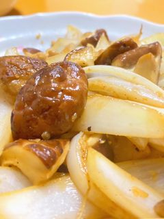 簡単♫しいたけと玉ねぎのバター醤油炒め-レシピのメイン写真