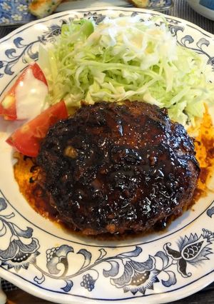 スタミナ満点ハンバーグ-レシピのメイン写真