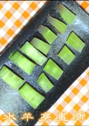 スイカの皮 de 冬瓜【下ごしらえ篇】-レシピのメイン写真