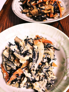 我が家の ひじきの煮物-レシピのメイン写真
