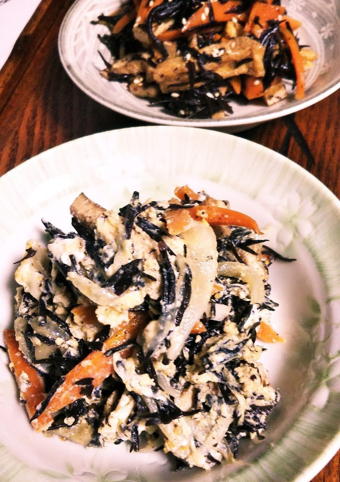 我が家の ひじきの煮物-レシピのメイン写真