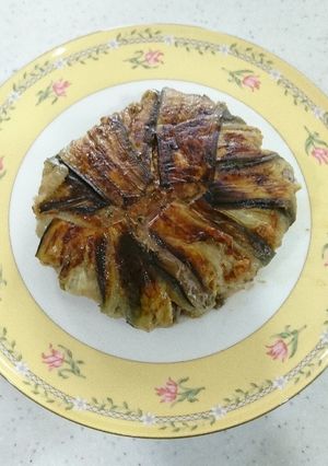 フライパンで簡単☆ナス包み蒸し餃子♪-レシピのメイン写真