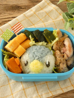 ポッチャマのデコおにぎり-レシピのメイン写真