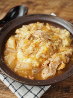 豚キムチーズがゆ-レシピのメイン写真