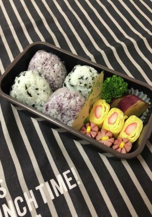 男子中学生弁当8/21おにぎり弁当-レシピのメイン写真