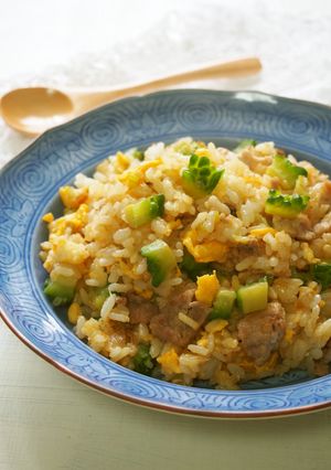 ゴーヤと豚こまのチャーハン♪苦みが美味♪-レシピのメイン写真
