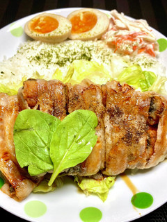 肉巻き鰻の、ワンプレートご飯-レシピのメイン写真