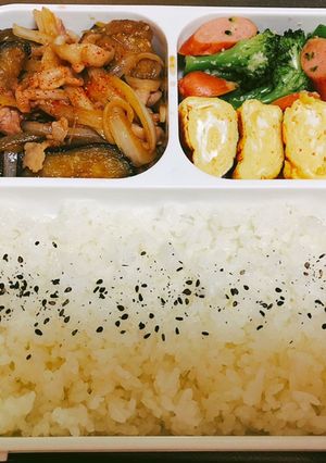 フードマン*豚と茄子の生姜焼き弁当*-レシピのメイン写真