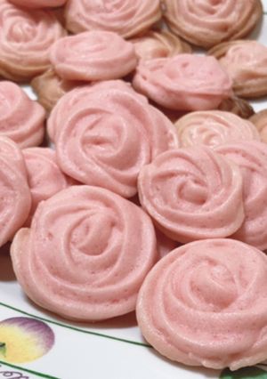 いちご風味の絞り出しクッキー-レシピのメイン写真