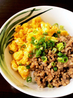 超カンタン夏休みランチはそぼろ丼-レシピのメイン写真