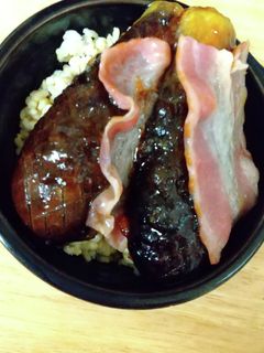 ベーコンなす丼-レシピのメイン写真