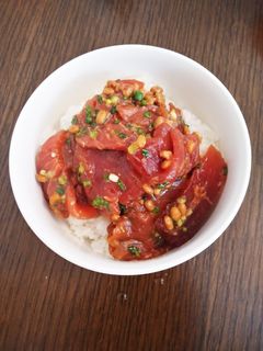 簡単☆マグロ納豆丼-レシピのメイン写真