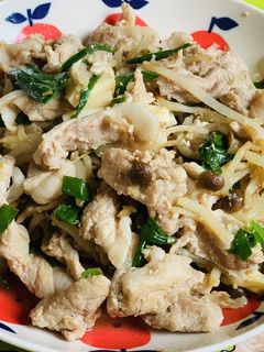 豚肉と残り野菜の生姜焼き炒め-レシピのメイン写真