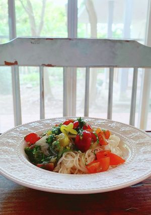 トマトのカッペリーニそうめん♪-レシピのメイン写真