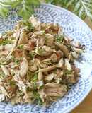 鶏肉の梅肉炒め(ボーンブロスの手羽先)