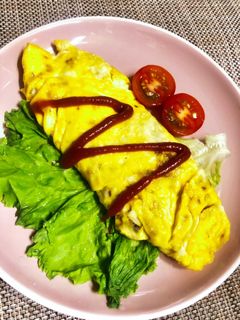 簡単!鶏そぼろオムレツ-レシピのメイン写真