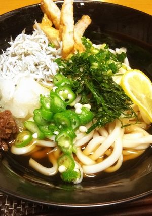 超簡単！梅風味冷やしうどん-レシピのメイン写真