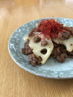 豚ひき肉とれんこんのサッと炒め-レシピのメイン写真