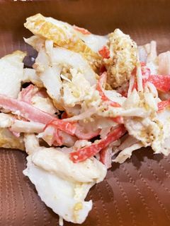 カニカマちくわ鶏ささみのごまマヨ和え-レシピのメイン写真