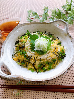 ランチに★ぶっかけたぬきそうめん-レシピのメイン写真