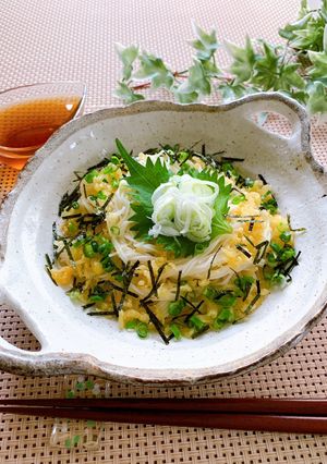 ランチに★ぶっかけたぬきそうめん-レシピのメイン写真