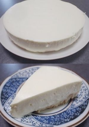 レアチーズクリームケーキ(ゼラチン無)-レシピのメイン写真